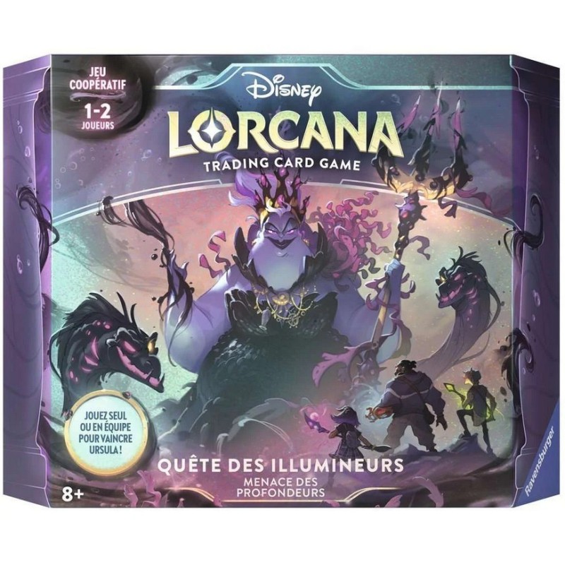 Coffret Disney Lorcana : La Quête des Illumineurs : Menace des Profondeurs - Le Retour d'Ursula Coffret Disney Lorcana : La Quête des Illumineurs : Menace des Profondeurs - Le Retour d'Ursula