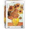 Puzzle Eurographics Fine Art Collection - Vincent Van Gogh : Vase avec Douze Tournesols - 1000 Pièces