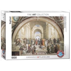 Puzzle Eurographics Fine Art Collection - Raphael : L'École d'Athène - 1000 Pièces