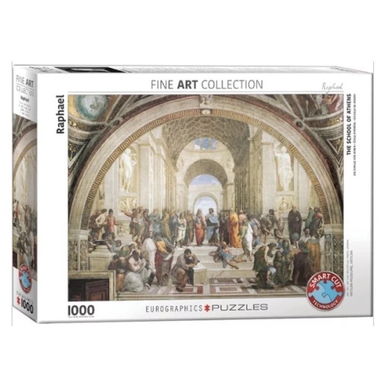 Puzzle Eurographics Fine Art Collection - Raphael : L'École d'Athène - 1000 Pièces Puzzle Eurographics Fine Art Collection - Raphael : L'École d'Athène - 1000 Pièces