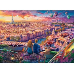 Puzzle Eurographics - Toit de Paris - 1000 Pièces
