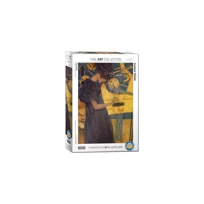 Puzzle Eurographics Fine Art Collection - Gustav Klimt : La Musique - 1000 Pièces Puzzle Eurographics Fine Art Collection - Gustav Klimt : La Musique - 1000 Pièces