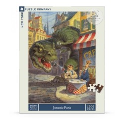Puzzle New York Puzzle Company - Peter de Sève : Jurassic Paris - 1000 Pièces