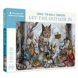 Puzzle Pomegranate : Greg "Craola"Simkins : Let The Outside In - 1000 Pièces