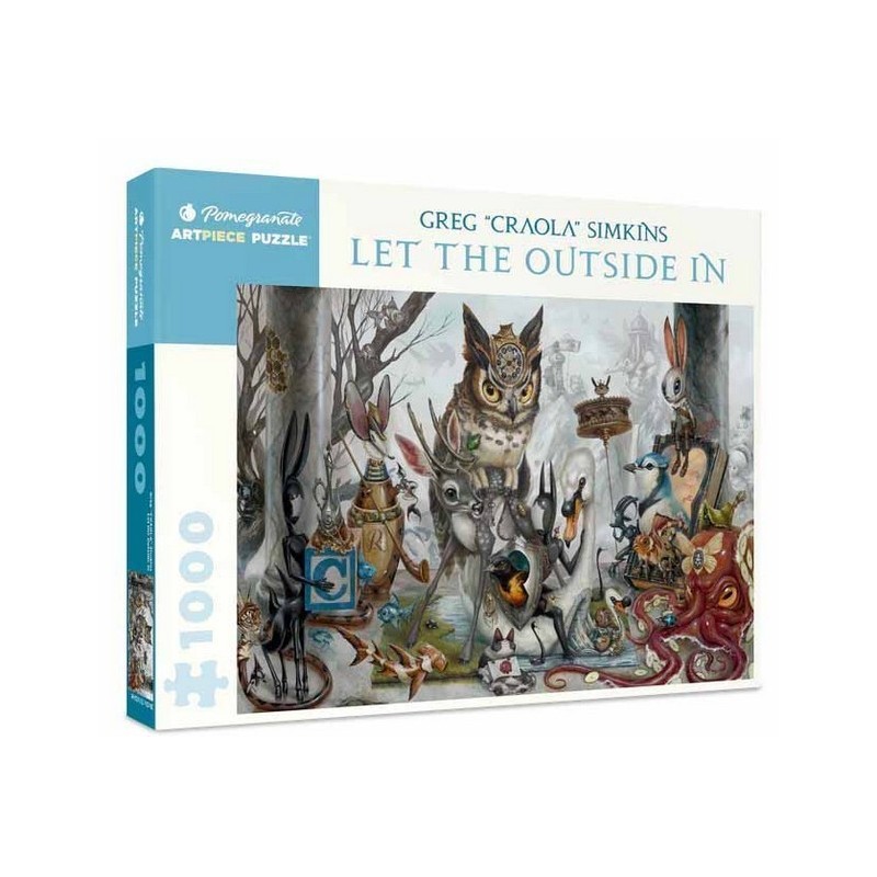 Puzzle Pomegranate : Greg "Craola"Simkins : Let The Outside In - 1000 Pièces Puzzle Pomegranate : Greg "Craola"Simkins : Let The Outside In - 1000 Pièces