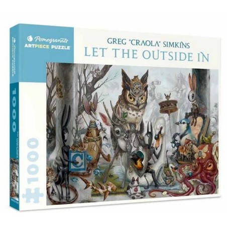 Puzzle Pomegranate : Greg "Craola"Simkins : Let The Outside In - 1000 Pièces