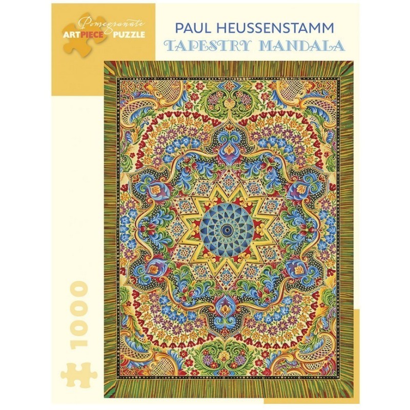 Puzzle Pomegranate : Paul Haussenstamm : Tapestry Mandala - 1000 Pièces Puzzle Pomegranate : Paul Haussenstamm : Tapestry Mandala - 1000 Pièces