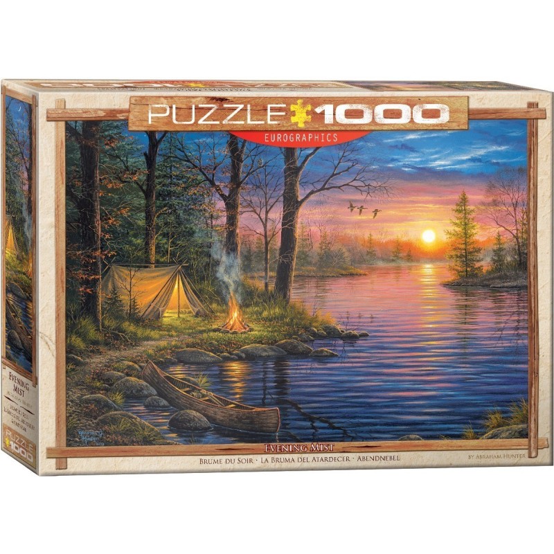 Puzzle Eurographics - Hunter Abraham : Brume du Soir - 1000 Pièces Puzzle Eurographics - Hunter Abraham : Brume du Soir - 1000 Pièces