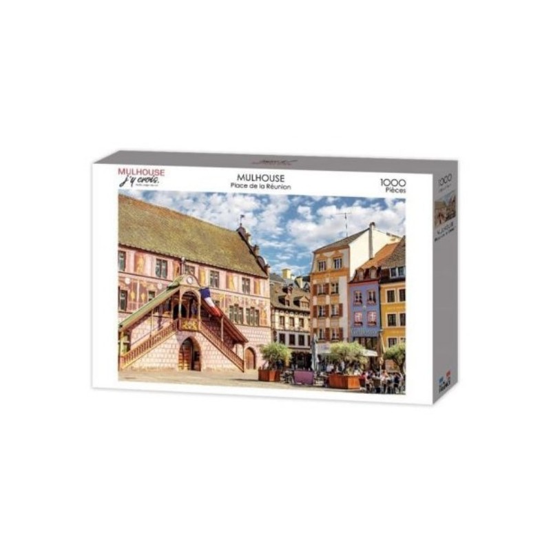 Puzzle Mulhouse J'y Crois : Mulhouse : Place de la Réunion - 1000 Pièces Puzzle Mulhouse J'y Crois : Mulhouse : Place de la Réunion - 1000 Pièces