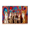 Puzzle Enjoy Puzzle : Five Cats - 1000 Pièces