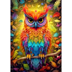 Puzzle Enjoy Puzzle : Autumnal Owl - 1000 Pièces