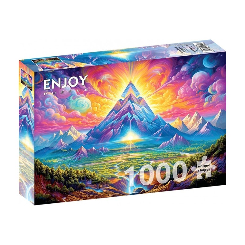 Puzzle Enjoy Puzzle : Woodland Pyramids - 1000 Pièces Puzzle Enjoy Puzzle : Woodland Pyramids - 1000 Pièces