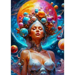 Puzzle Enjoy Puzzle : Cosmic Godess - 1000 Pièces