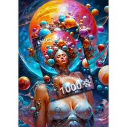 Puzzle Enjoy Puzzle : Cosmic Godess - 1000 Pièces