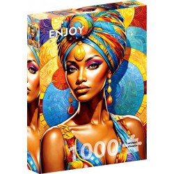 Puzzle Enjoy Puzzle : African Beauty - 1000 Pièces