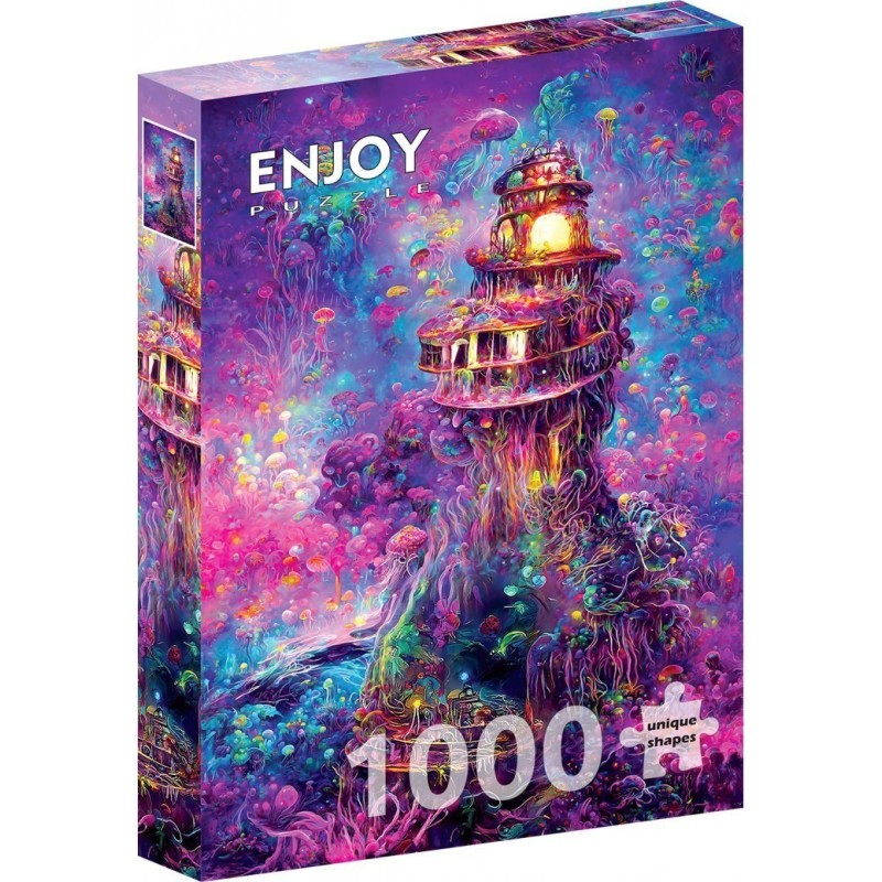 Puzzle Enjoy Puzzle : Underwater Lighthouse - 1000 Pièces Puzzle Enjoy Puzzle : Underwater Lighthouse - 1000 Pièces