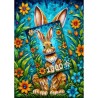 Puzzle Enjoy Puzzle : Garden Bunny - 1000 Pièces