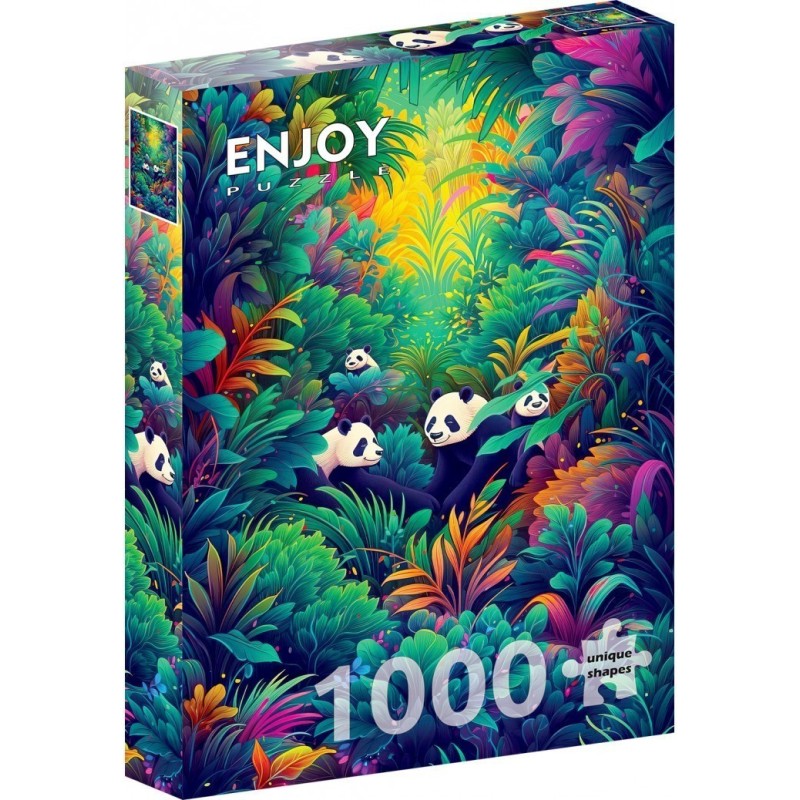 Puzzle Enjoy Puzzle : Panda Haven - 1000 Pièces Puzzle Enjoy Puzzle : Panda Haven - 1000 Pièces