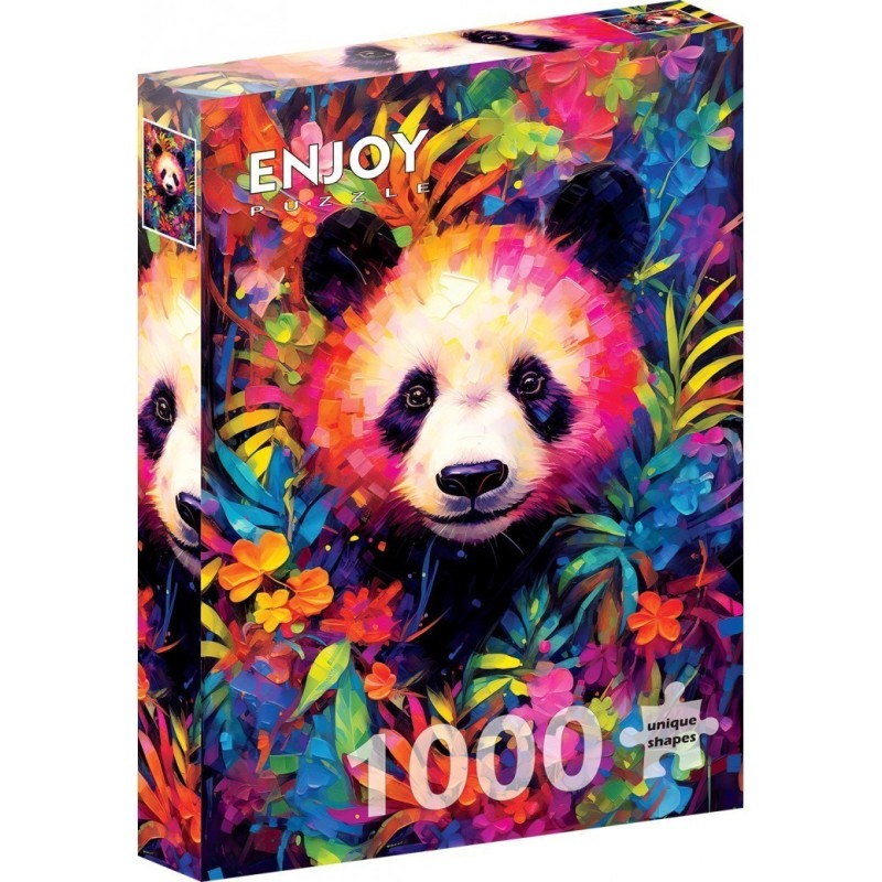 Puzzle Enjoy Puzzle : Playful Panda Cub - 1000 Pièces Puzzle Enjoy Puzzle : Playful Panda Cub - 1000 Pièces