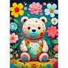 Puzzle Enjoy Puzzle : Flower Teddy Bear - 1000 Pièces