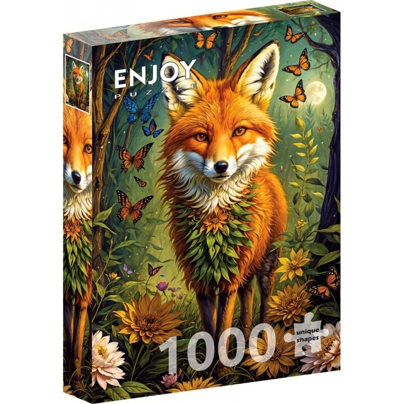 Puzzle Enjoy Puzzle : Enchanted Fox - 1000 Pièces Puzzle Enjoy Puzzle : Enchanted Fox - 1000 Pièces