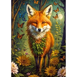 Puzzle Enjoy Puzzle : Enchanted Fox - 1000 Pièces