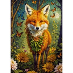 Puzzle Enjoy Puzzle : Enchanted Fox - 1000 Pièces