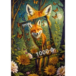Puzzle Enjoy Puzzle : Enchanted Fox - 1000 Pièces