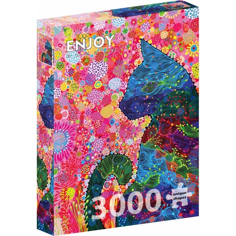 Puzzle Enjoy Puzzle : Wandering Cat - 3000 Pièces Puzzle Enjoy Puzzle : Wandering Cat - 3000 Pièces