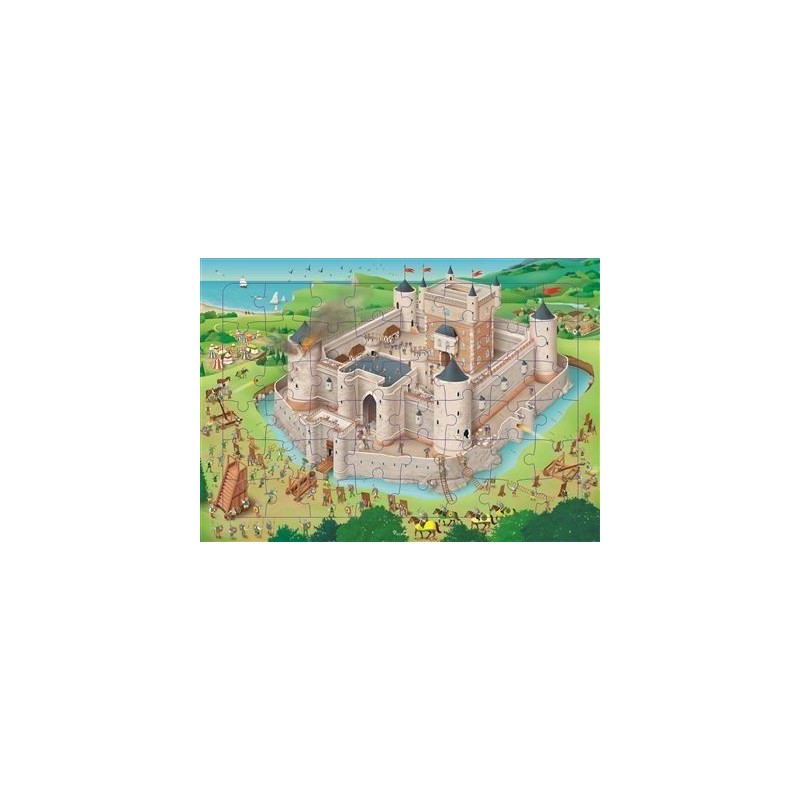 Puzzle Picolia - Chateaux Et Chevaliers- 48 Pièces Puzzle Picolia - Chateaux Et Chevaliers- 48 Pièces