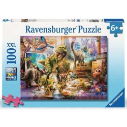 Puzzle Ravensburger - Dinosaures dans la Chambre - 100 Pièces XXL
