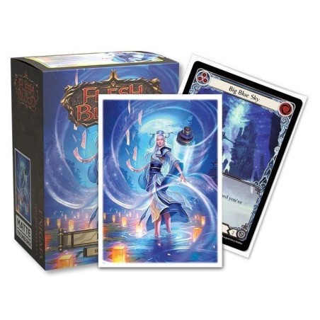 Protèges-Carte Dragon Shield - 100 Matte Art Sleeves : Flesh and Blood - Enigma
