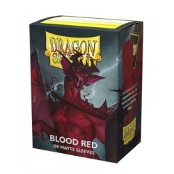 Protège-cartes Dragon Shield - 100 Standard Sleeves Matte Blood Red - Simurag