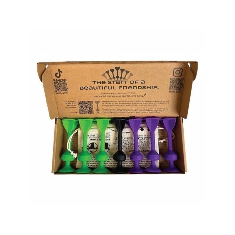 Jeux de Société - Tossit Violet Vert Jeux de Société - Tossit Violet Vert