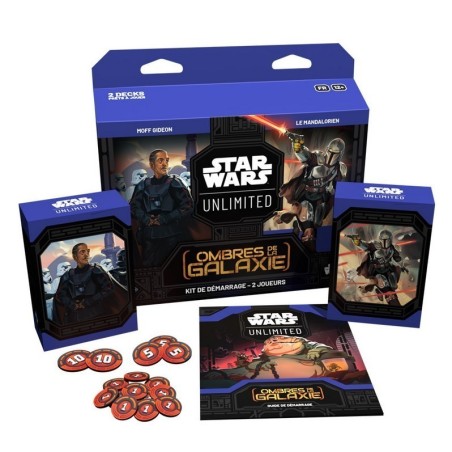 Kit de Démarrage 2 joueurs Star Wars Unlimited : Ombres de la Galaxie