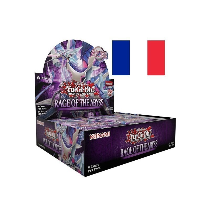 YGO - Booster Yu-Gi-Oh! Rage des Abysses Boite Complète YGO - Booster Yu-Gi-Oh! Rage des Abysses Boite Complète