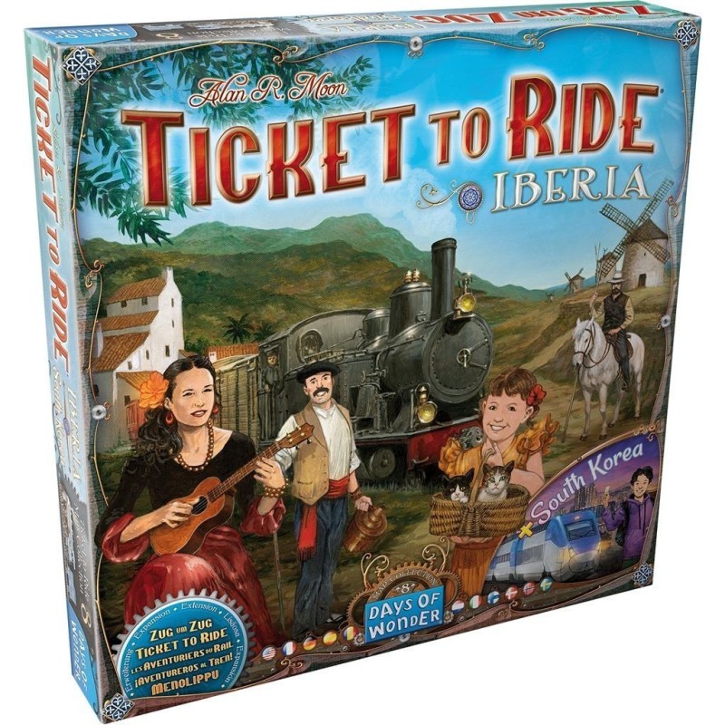 Jeux de société - Les Aventuriers Du Rail: Iberia & Corée du Sud Jeux de société - Les Aventuriers Du Rail: Iberia & Corée du Sud