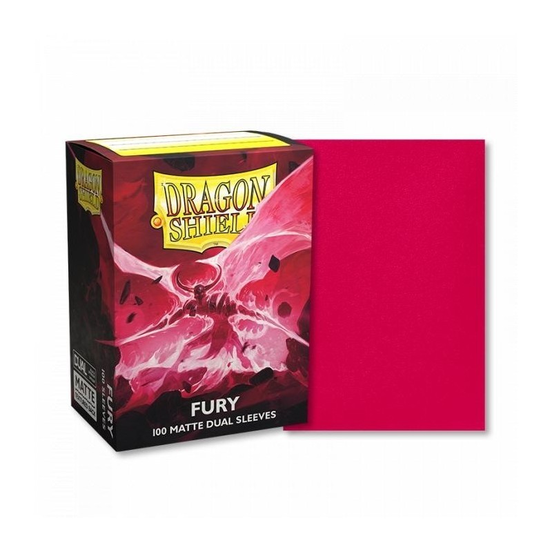 Protège-cartes Dragon Shield - 100 Standard Sleeves Matte Fury Protège-cartes Dragon Shield - 100 Standard Sleeves Matte Fury