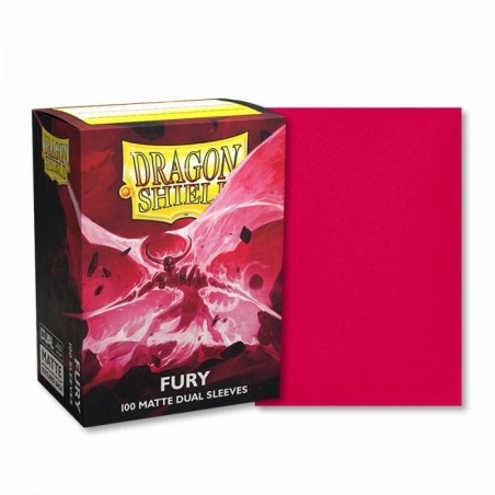 Protège-cartes Dragon Shield - 100 Standard Sleeves Matte Fury