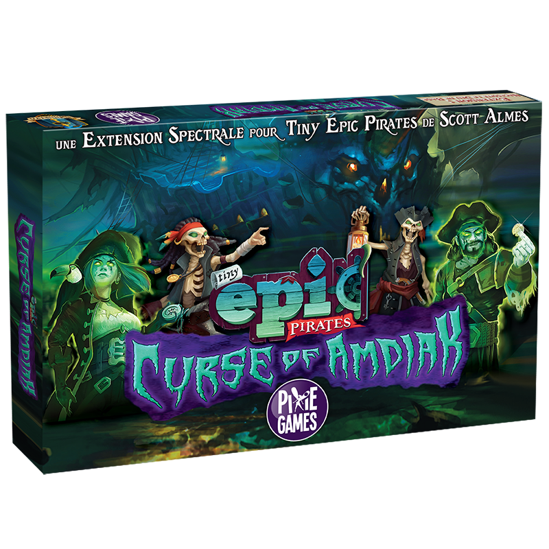 Jeux de société - Occasion - Tiny Epic Pirates - Extension : Curse of Amdiak