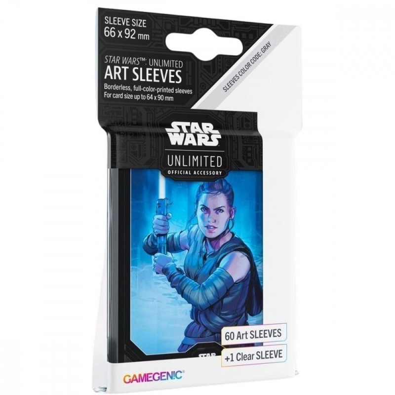 Protège-cartes Gamegenic Illustré Star Wars Unlimited : Rey Protège-cartes Gamegenic Illustré Star Wars Unlimited : Rey