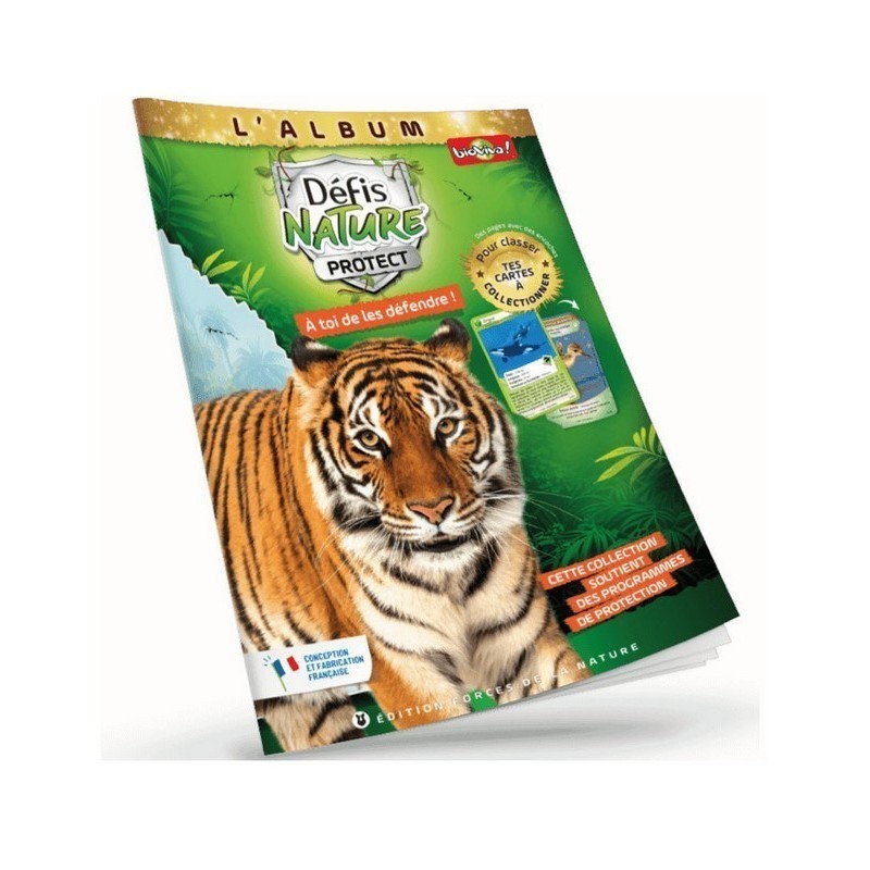 Album de rangement Défis Nature Protect - Tigre du Bengale Album de rangement Défis Nature Protect - Tigre du Bengale