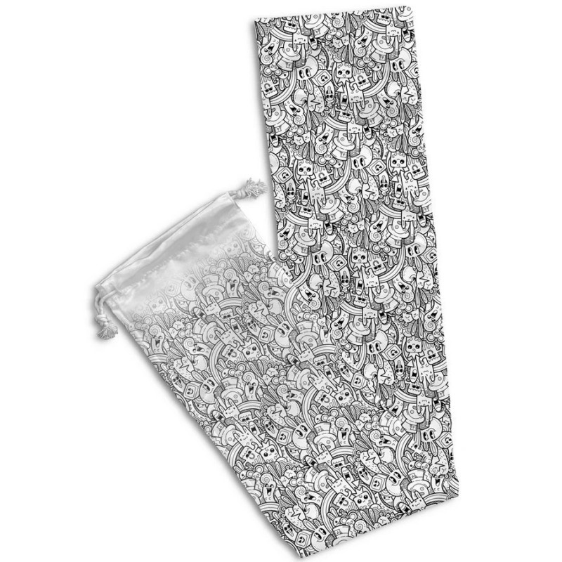 Sac Tapis Small : Doodle - Jusqu'à 40cm d'un côté Sac Tapis Small : Doodle - Jusqu'à 40cm d'un côté