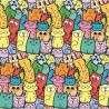 Sac Tapis Medium : Cats Colors - Jusqu'à 76cm d'un côté