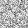 Sac Tapis Large : Doodle - Jusqu'à 93 cm d'un côté