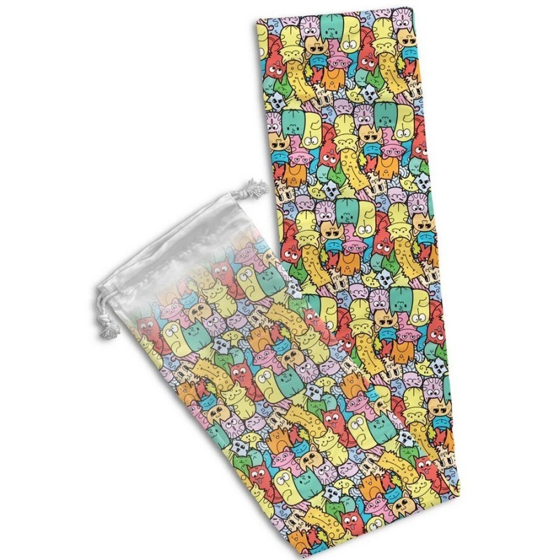 Sac Tapis Large : Cats colors - Jusqu'à 93 cm d'un côté Sac Tapis Large : Cats colors - Jusqu'à 93 cm d'un côté