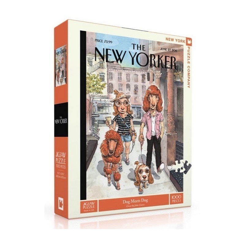 Puzzle New York Company - New Yorker : Dog Meets Dog - 10000 Pièces Puzzle New York Company - New Yorker : Dog Meets Dog - 10000 Pièces