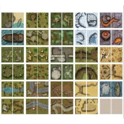 Jeux de rôle - Big Book of Battle Mats - Wrecks & Ruins