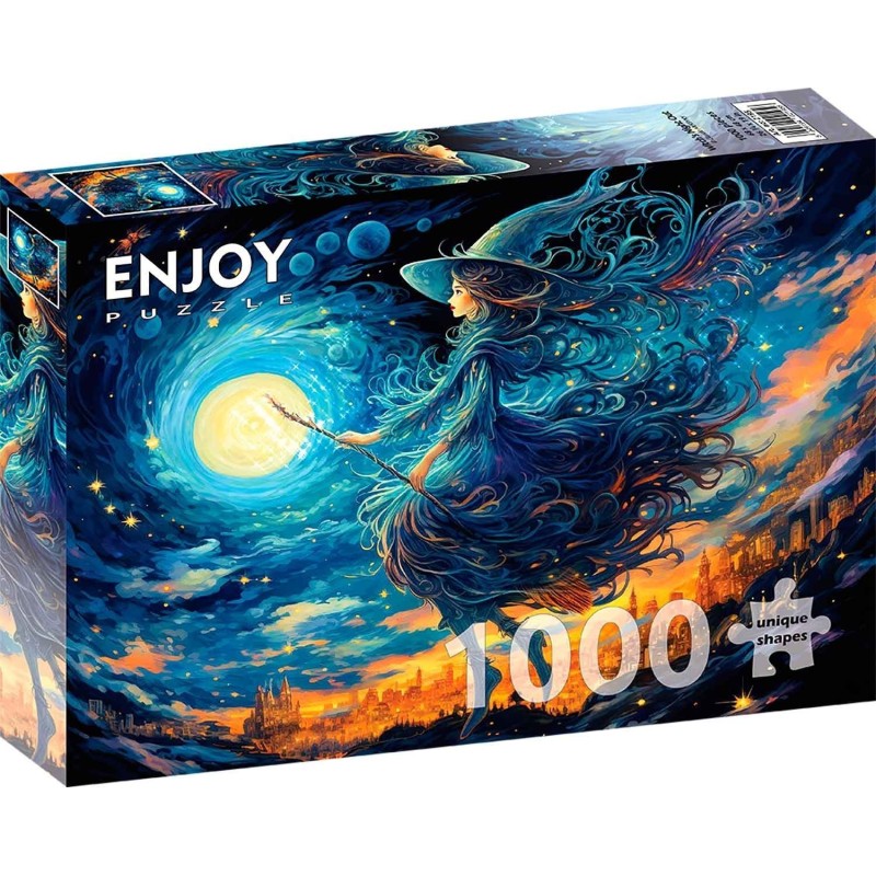 Puzzle Enjoy Puzzle : Witch's Night Out - 1000 Pièces Puzzle Enjoy Puzzle : Witch's Night Out - 1000 Pièces