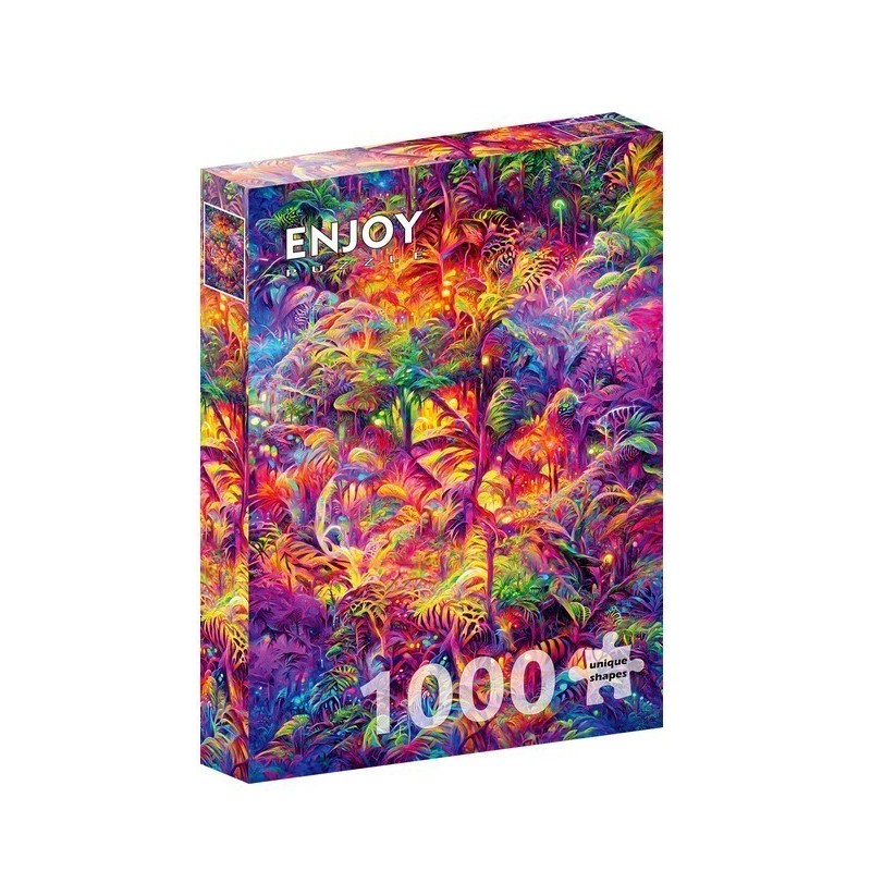 Puzzle Enjoy Puzzle : Jungle Tapestry - 1000 Pièces Puzzle Enjoy Puzzle : Jungle Tapestry - 1000 Pièces